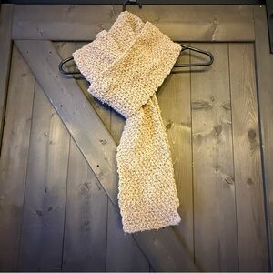 🇨🇦⚜️Artisanal 🧶 Knit Scarf in Warm Brown MADE IN CANADA